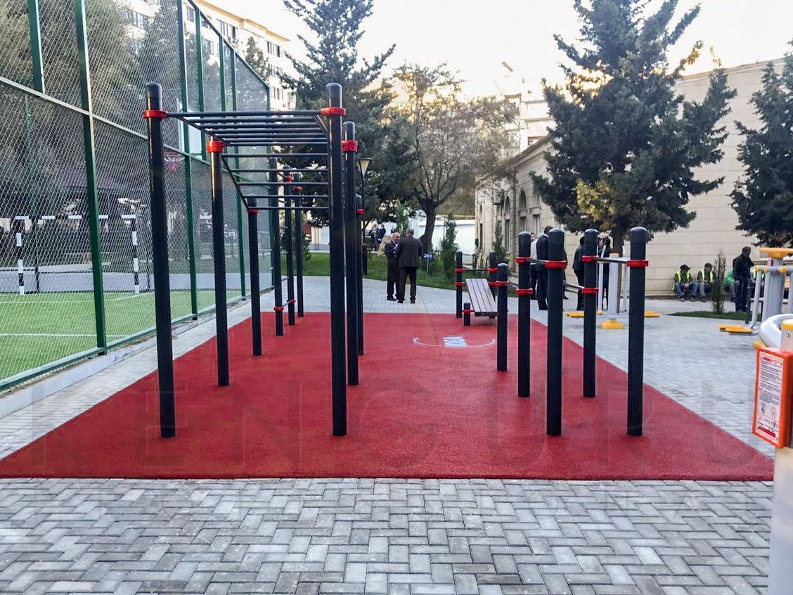 Воркаут площадка в Бинагадинском районе города Баку
