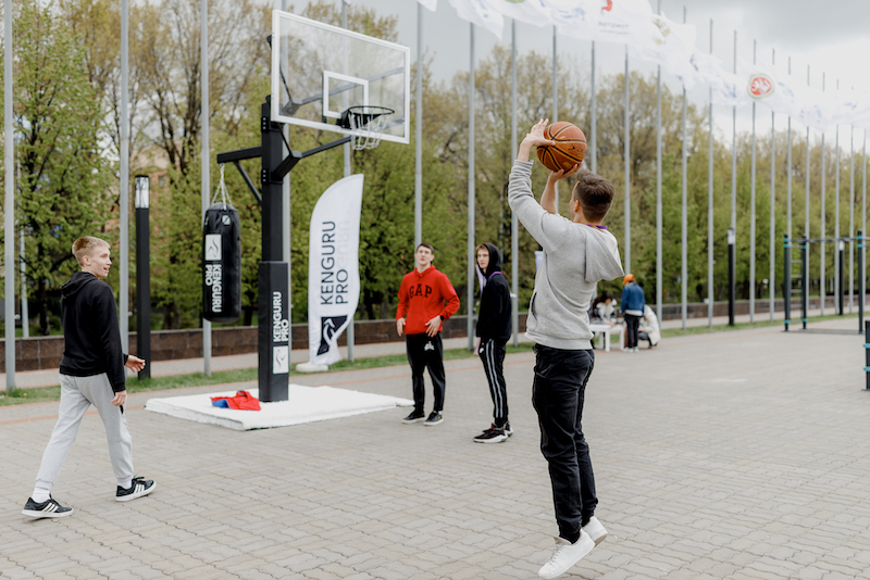 Спортивные площадки КЕНГУРУ ПРО на главном фестивале студенческого спорта