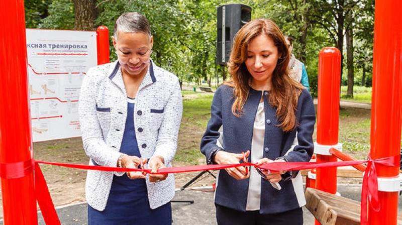 Новая воркаут-площадка от Coca-Cola и КЕНГУРУ.ПРО
