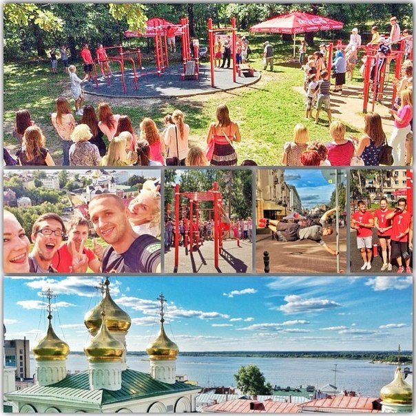 Открытие воркаут-площадки в Нижнем Новгороде